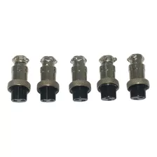 5 Conector Plug 2 Pinos P/tochas Tig 