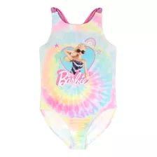 Barbie Swimsuit Niñas Niños Doll Logo Tie Dye Tinte De Natac