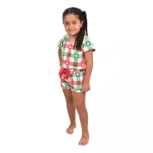 Pijama Infantil De Natal Natalino Menino Menina Criança