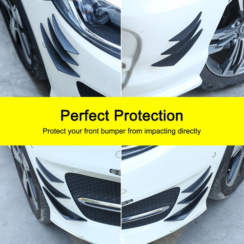 Universal Car Body Kits Front Bumper Fin Splitter Spoiler Foto 4