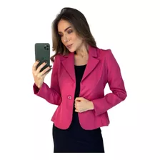 Blazer Feminino Alfaiataria Pink - 06230