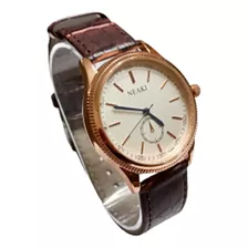 Reloj Hombre Neaki Analógico Malla Eco Cuero