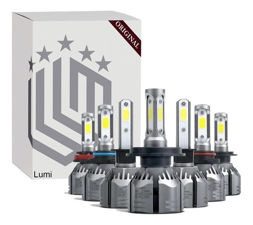 Kit Lampada Super Ultra Led R11 150w 12000 Lm Dc8-48v 6000k