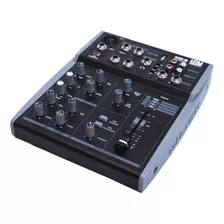 Mezcladora 5 Canales Leem Mr5 Con Usb, Phantom, Delay