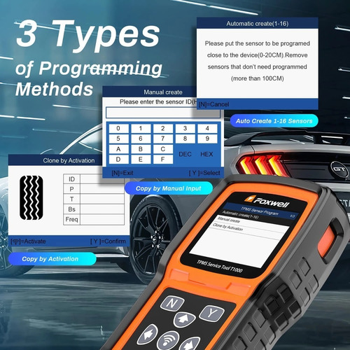 Escner Foxwell T1000 Sensor De Programacin Tpms Reaprender Foto 5