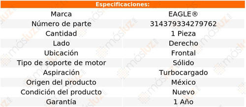 1) Soporte Motor Del Der Volvo S60 5 Cil 2.0l Turbo 01/09 Foto 3