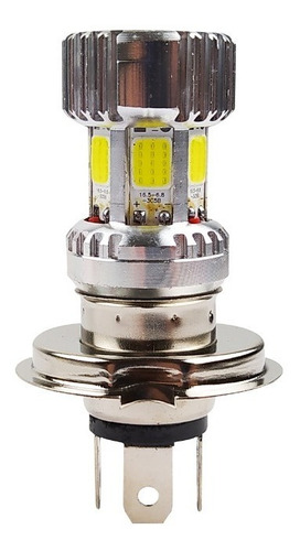 Foco Led Cob 6 Caras Para Moto H4 Alta/baja Cuerpo En Color Foto 5