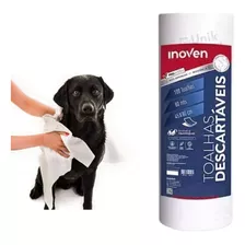 Toalhas Descartável Pet Banho Tosa 100 Folhas 45x80cm Inoven