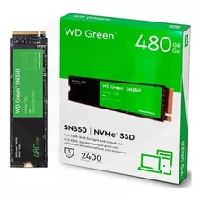 Disco Sólido Ssd Western Digital 480gb Wd Green Sn350 Nvme