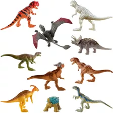 Jurassic World Set 10 Mini Dinosaurios Campamento Cretácico