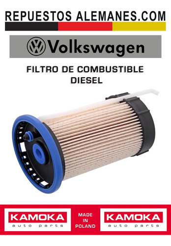 Filtro De Combustible, Petrleo, Diesel Volkswagen 1.6 / 2.0 Foto 2