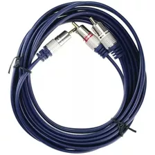 Cabo P2 Stereo + 2 Rca Áudio Profissional 3 Metros 3m