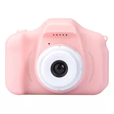 Máquina Fotográfica Infantil Digital Tira Foto Azul Rosa