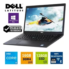 Laptop Dell Core I5 6ta Gen 16gb Ssd 128gb Wifi Bt Win10 Rfb