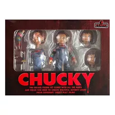 Set Mini Figura De Chucky The Points Mezco Toyz