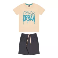 Conjunto Infantil Menino Urbano Verão Tileesul