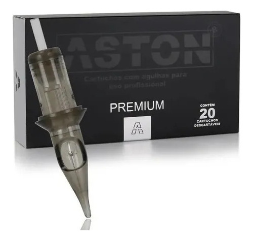 Cartucho Aston Premium Tatuagem Tattoo 20 Unidades Micro