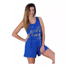 Pijama Verano Mujer Musculosa Con Encaje - Doncelle 131418 