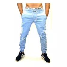Calça Jeans Super Skinny Masculina Com Elastino No Tornozelo