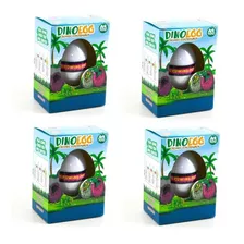 Kit 4x Dino Egg Ovo De Dinossauro Que Nasce E Cresce Na Água