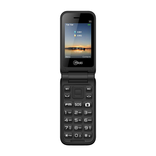 Mlab Sos Senior Phone Shell 3g (2.4 ) Dual Sim Negro