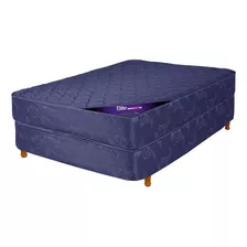 Sommier Elite Lujo 2 1/2 Plazas De 190cmx140cm Bordó