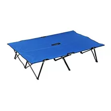 Carpas - Outsunny Portable Wide Folding Camping Cot Elevated