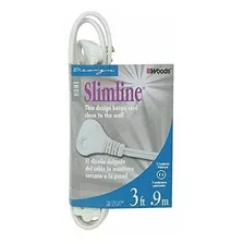 Slimline 2235 Cable De Extensión De Enchufe Plano, 2 Hilos,