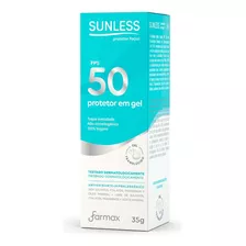 Protetor Solar Facial Fps50 Gel Translucido Sunless 35g