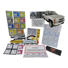 Kit Adesivos Silverado - 98 A 2001 - Conquest Hd