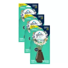 Kit 3 Difusores De Ambiente Glade Águas Florais 100ml