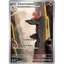 Charmeleon 151 Full Art Carta Pokémon Tcg Original+10 Cartas