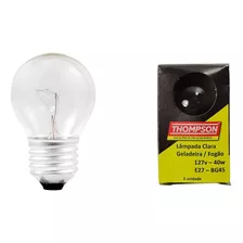 Lâmpada Fogão Geladeira 40w Clara 127v E27 Bg45 Top