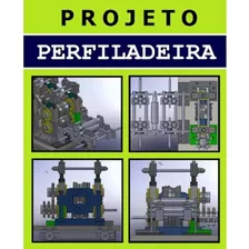 Projeto Perfiladeira Para Perfil De Porta Enrolar Automático