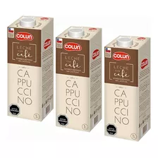 Leche Semidescremada Café Cappuccino Colun Pack X3