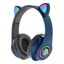 Auriculares Bluetooth Vincha Con Orejas Gato Luces Led | Ero