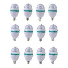 Pack 12 Ampolleta Led Bola Disco Luces