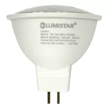 Bombillo Led Luz Blanca Bipin Lumistar 7w Pack X2