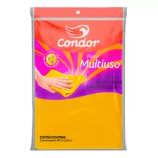 Condor Pano Flanela Amarelo 2 Unidades