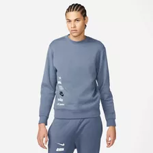 Buzo Para Hombre Nike Club Fleece Azul