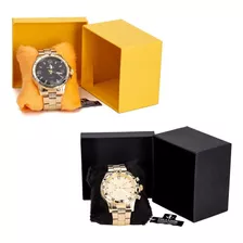 Lote Com 6 Relógios Luxo Masculino Atacado Revenda + Caixa