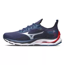 Tênis Masculino Mizuno Wave Mirai 5 Cor Azul (060) - Adulto 43 Br