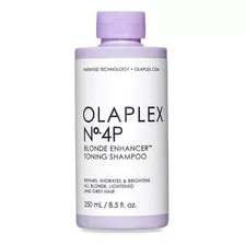 Shampoo Sólido Olaplex No 4p Blonde Enhancer Toning En Botella De 250ml