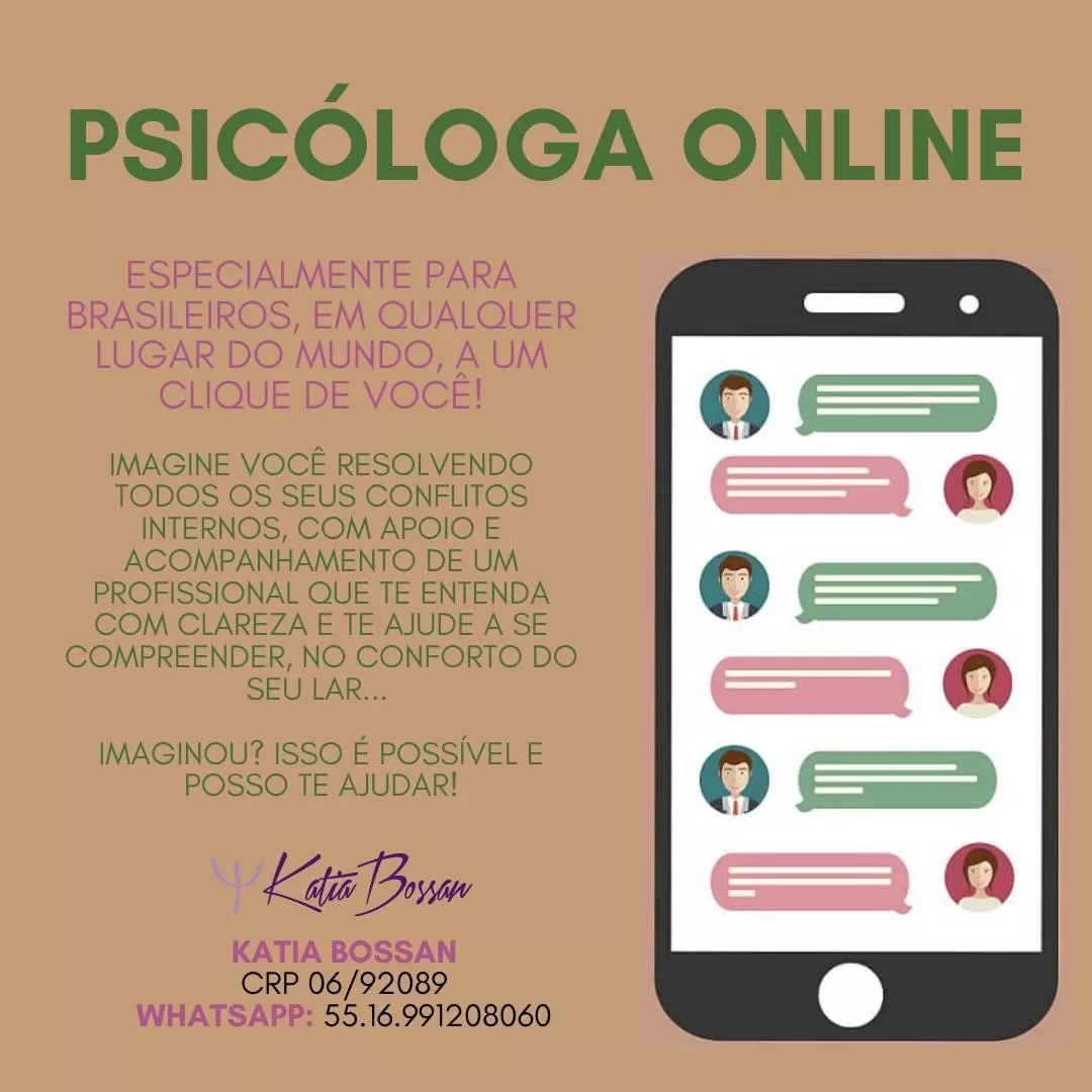 Terapia Online! Sua Psicóloga À Um Clique De Você!