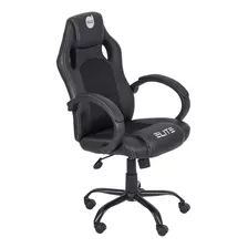 Cadeira Gamer Elite Preta Com Apoio Dazz Ergonomic Até 125kg