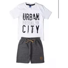 Conjunto Infantil Urban Bermuda E Blusa