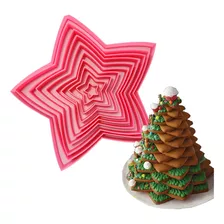 Set 10 Cortadores Galletas Arbol Navidad