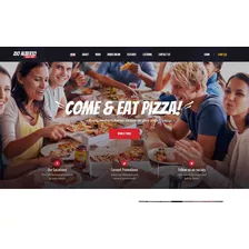 Criação E Desenvolvimento De Site Pizzaria Personalizado 