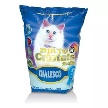 Areia Higiênica Chalesco Micro Cristais Para Gatos -1,8kg