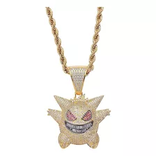 Cadena Gengar Pokemon Para Hombre Brillante